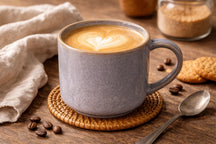 Cookinglife Koffiemokken Serene Blue 330 ml - Aardewerk - 4 stuks