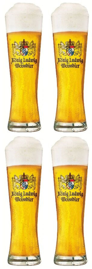 Konig Ludwig Bierglazen Weizen 500 ml - 4 stuks