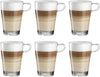 Verres Leonardo Latte Macchiato Senso - Empilables - 350 ml - 6 pièces