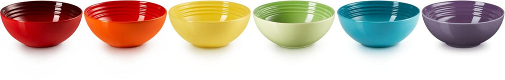 Le Creuset Kommen - Rainbow - ø 16 cm / 650 ml - 6 stuks