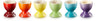 Le Creuset Eierdopjes Rainbow - 6 stuks