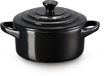 Le Creuset Poêle de Service / Mini Cocotte Signature - Noir Ébène - ø 10 cm / 250 ml