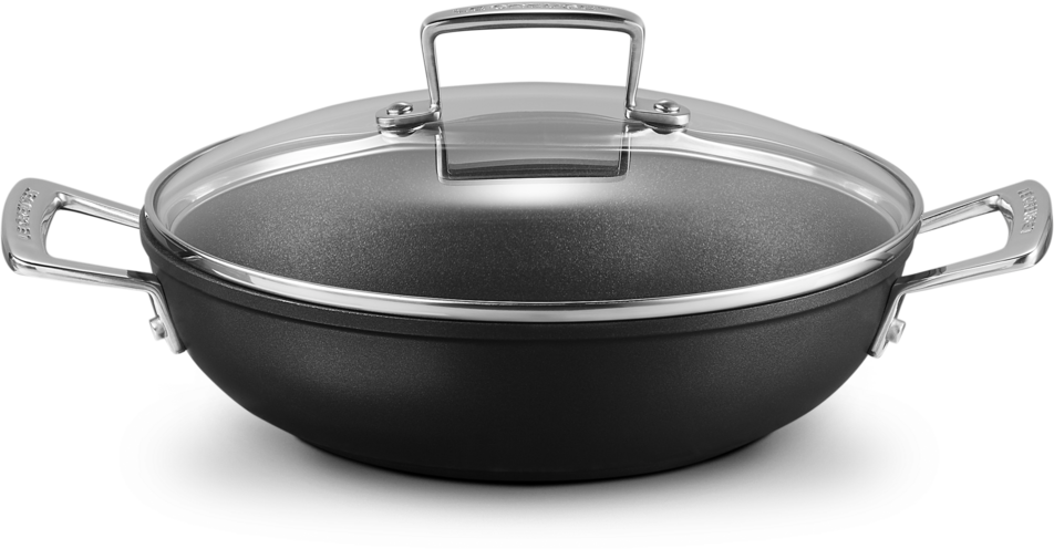 Casserole avec couvercle Le Creuset - Les Forgées TNS - ø 24 cm / 2,3 litres - revêtement antiadhésif standard