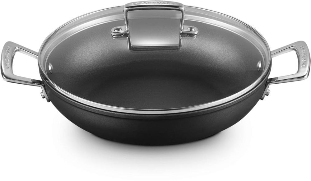 Le Creuset Hapjespan met deksel - Les Forgées TNS - ø 26 cm / 2.7 liter - standaard anti-aanbaklaag