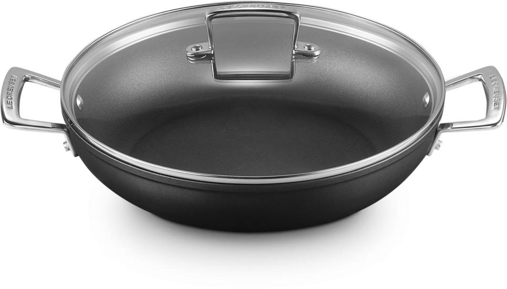 Casserole avec couvercle Le Creuset - Les Forgées TNS - ø 28 cm / 3,2 litres - revêtement antiadhésif standard