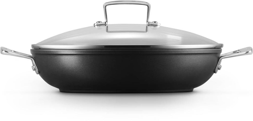 Casserole avec couvercle Le Creuset - Les Forgées TNS - ø 28 cm / 3,2 litres - revêtement antiadhésif standard