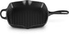 Le Creuset Poêle Grill Signature - Noir Mat - 26 x 26 cm - revêtement antiadhésif émaillé