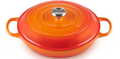 Le Creuset Braadpan Signature - Campagnard - Oranjerood - ø 30 cm / 3.5 liter