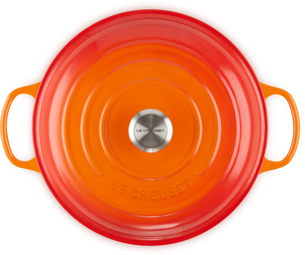 Le Creuset Braadpan Signature - Campagnard - Oranjerood - ø 30 cm / 3.5 liter