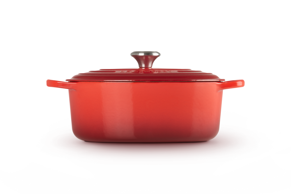 Le Creuset Cocotte Signature - Ovale - Rouge cerise - ø 29 cm / 4,7 litres