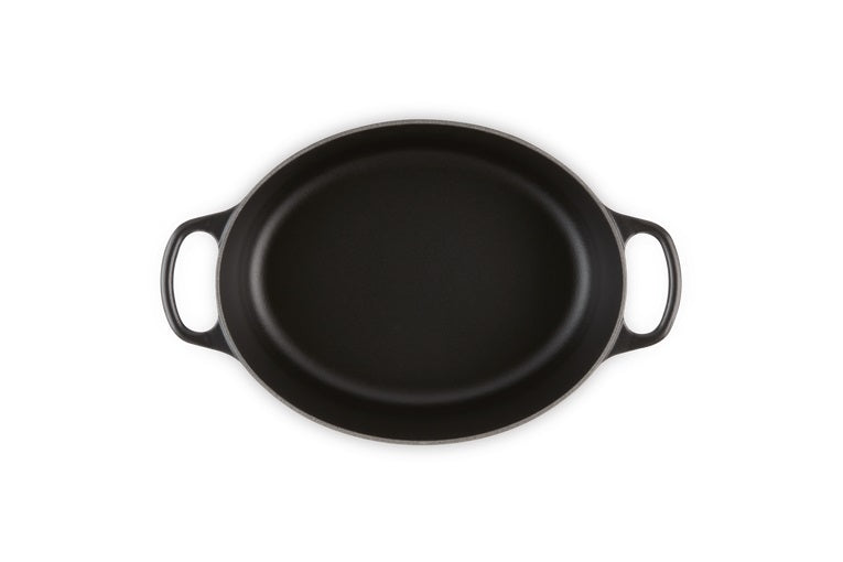 Le Creuset Braadpan Signature - Ovaal - Mat Zwart - ø 31 cm / 6.3 liter