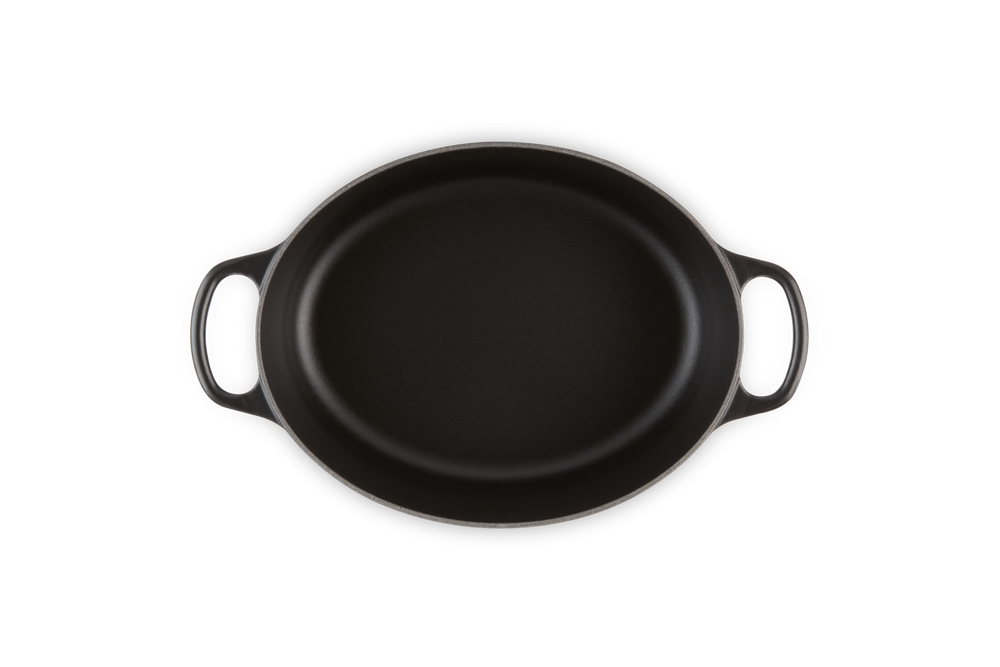 Le Creuset Braadpan Signature - Ovaal - Mat Zwart - ø 33 cm / 7.5 liter