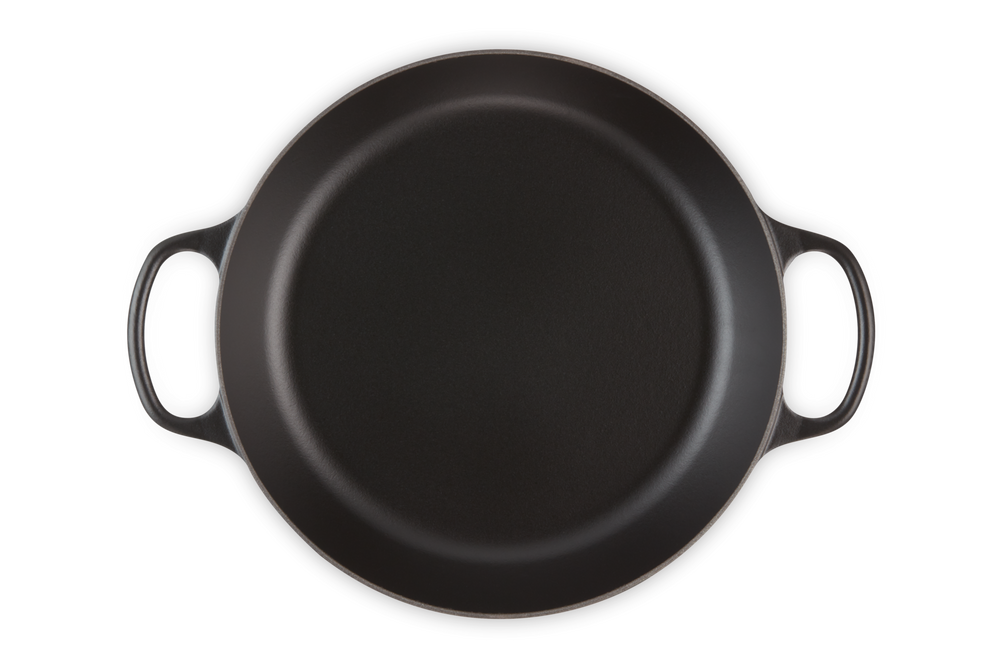 Le Creuset Braadpan Signature - Campagnard - Mat Zwart - ø 30 cm / 3.5 liter