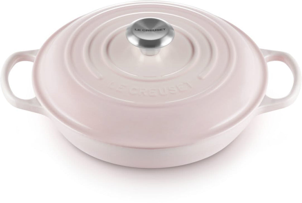 Le Creuset Cocotte Signature - Campagnard - Coquillage Rose - ø 26 cm / 2,2 litres