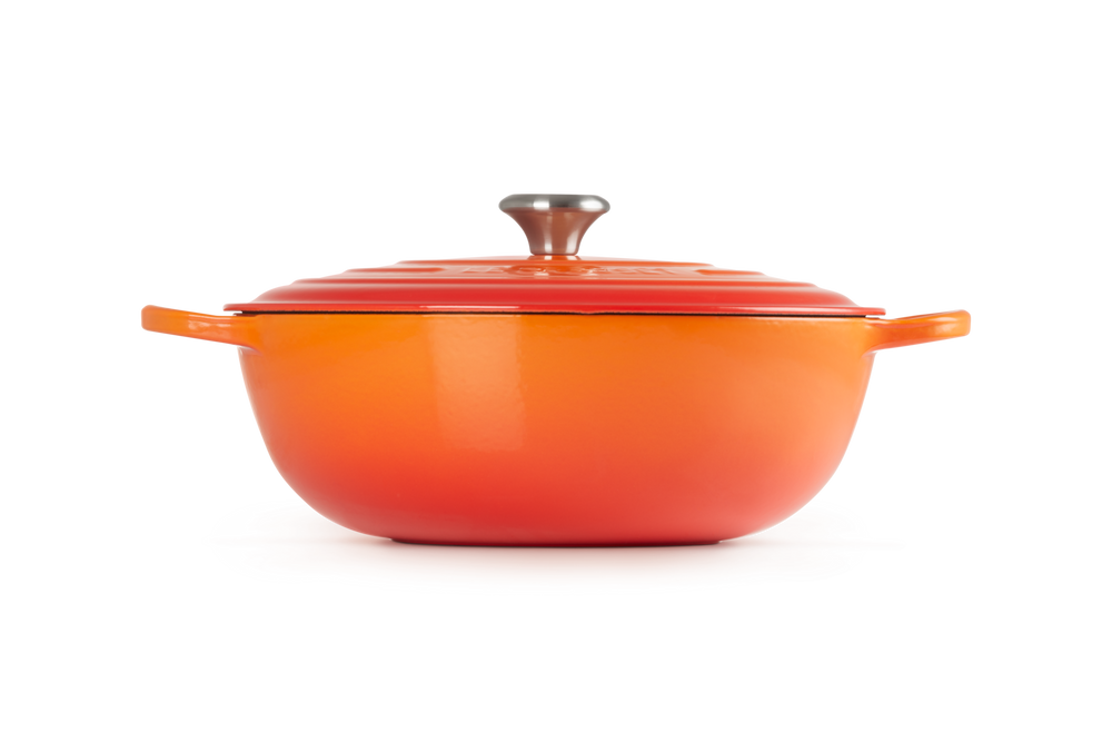 Le Creuset Cocotte Signature - Marmite - Orange Rouge - ø 32 cm / 7 litres