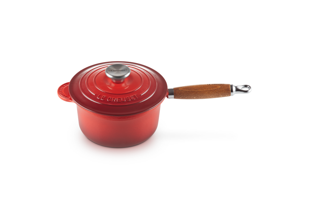 Le Creuset Steelpan met deksel - Tradition - Kersenrood - ø 18 cm / 1.8 liter