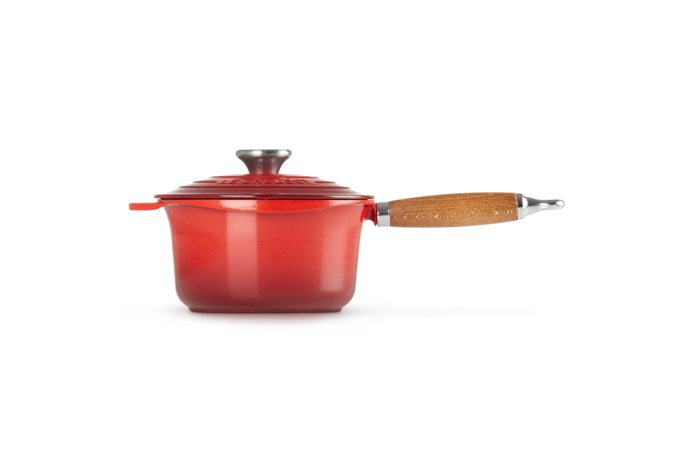 Le Creuset Casserole avec couvercle - Tradition - Rouge cerise - ø 18 cm / 1,8 litre