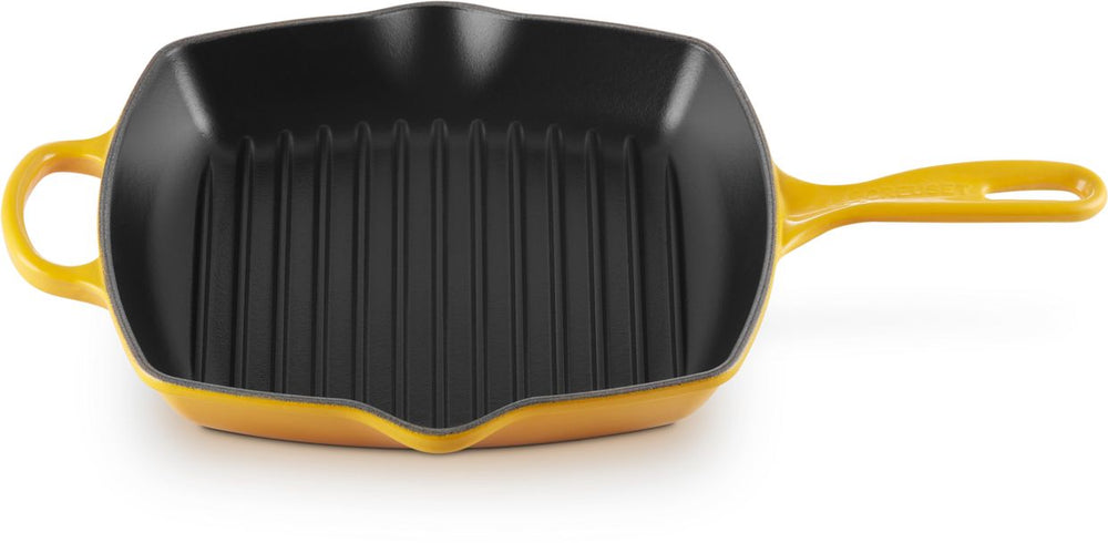 Poêle Grill Le Creuset Signature - Nectar - 26 x 26 cm - revêtement antiadhésif émaillé