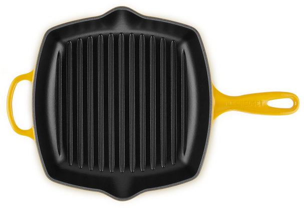 Poêle Grill Le Creuset Signature - Nectar - 26 x 26 cm - revêtement antiadhésif émaillé