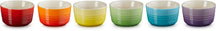 Le Creuset Ramekins - Rainbow - ø 8 cm / 100 ml - 6 stuks