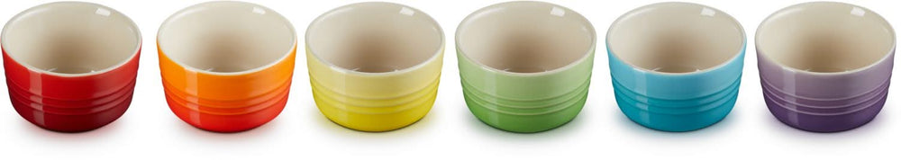 Le Creuset Ramekins - Rainbow - ø 8 cm / 100 ml - 6 stuks