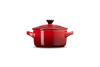 Le Creuset Poêle de Service / Mini Cocotte Signature - Rouge Cerise - ø 10 cm / 250 ml