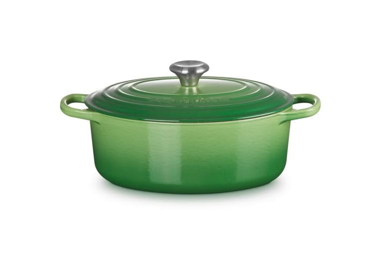 Le Creuset Braadpan Signature - Ovaal - Bamboo - ø 31 cm / 6.3 liter