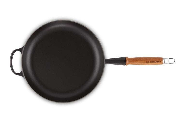 Le Creuset Koekenpan Signature - Mat Zwart - ø 28 cm / 2.6 liter - geëmailleerde anti-aanbaklaag