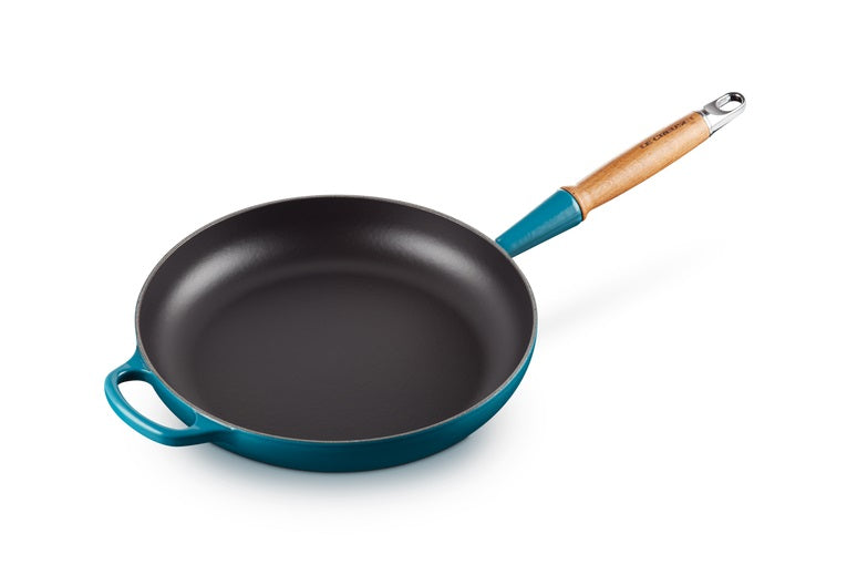 Poêle Le Creuset Signature - Deap Sarcelle - ø 28 cm / 2,6 litres - revêtement antiadhésif émaillé