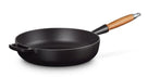 Le Creuset Hapjespan - Sauteuse - Signature - Mat Zwart - ø 28 cm / 3.6 liter- geëmailleerde anti-aanbaklaag