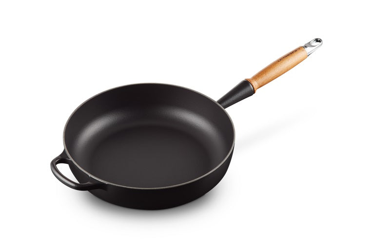 Le Creuset Hapjespan Signature - Mat Zwart - ø 28 cm / 3.6 liter- geëmailleerde anti-aanbaklaag