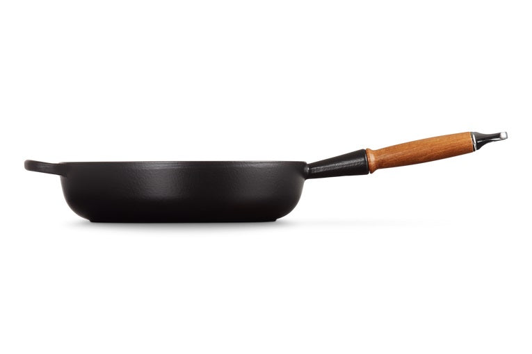 Le Creuset Hapjespan Signature - Mat Zwart - ø 28 cm / 3.6 liter- geëmailleerde anti-aanbaklaag