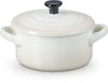 Le Creuset Poêle de Service / Mini Cocotte Signature - Meringue - ø 10 cm / 250 ml