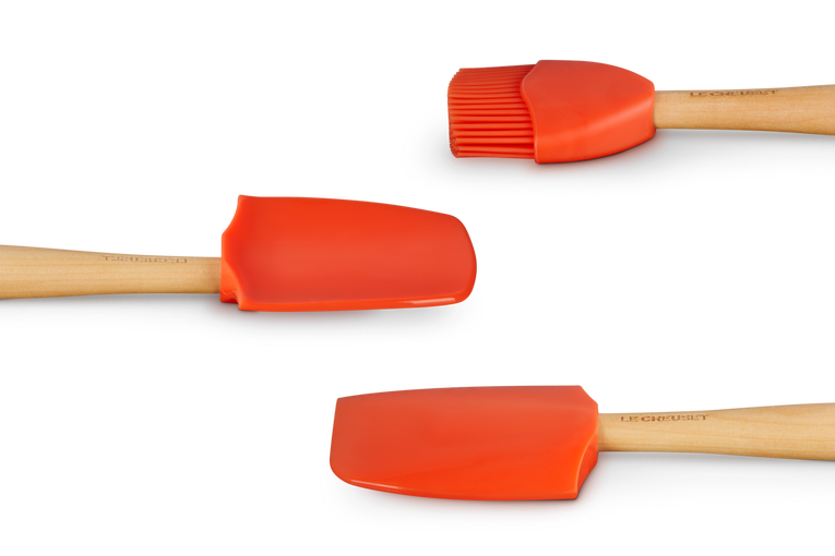 Le Creuset Spatelset - 3 stuks - Premium - Oranjerood