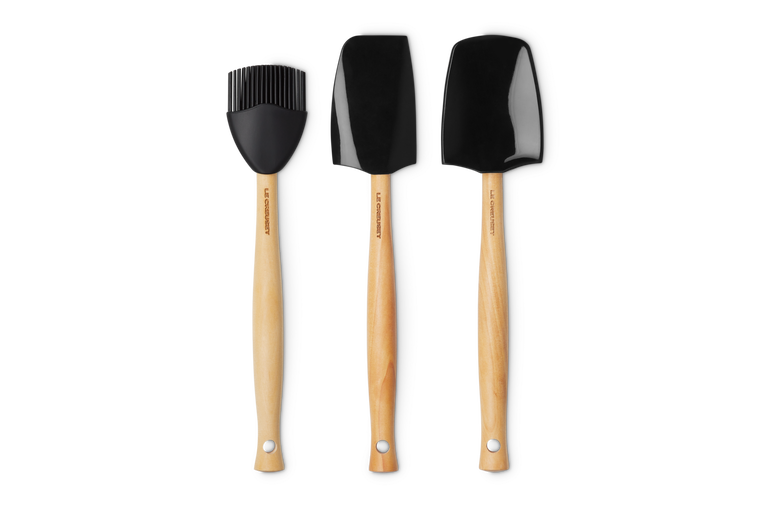 Le Creuset Set de spatules - 3 pièces - Premium - Noir