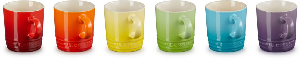 Tasses à expresso Le Creuset - Arc-en-ciel 100 ml - 6 pièces