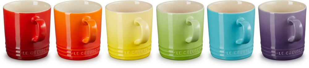 Le Creuset Mokken - Rainbow - 350 ml - 6 stuks