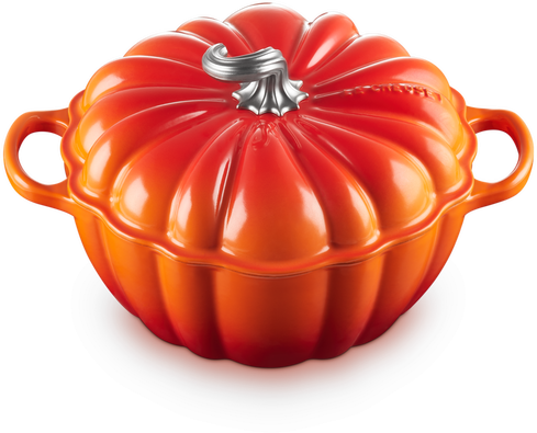 Le Creuset Cocotte Signature - Citrouille - Rouge orangé - ø 24 cm / 3,7 litres