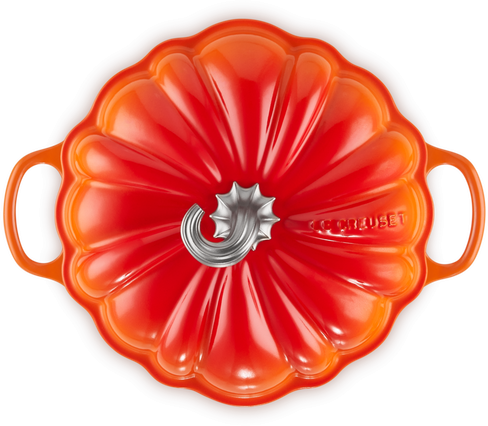 Le Creuset Cocotte Signature - Citrouille - Rouge orangé - ø 24 cm / 3,7 litres