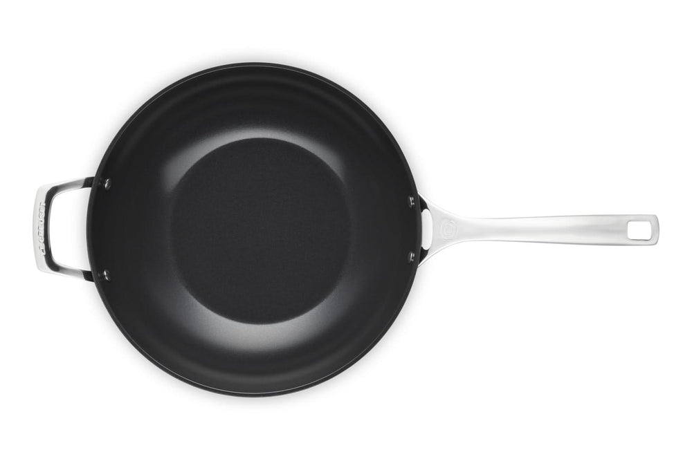 Le Creuset Wok Pan Essential Antiadhésif Céramique - ø 30 cm / 4,7 litres - revêtement antiadhésif céramique