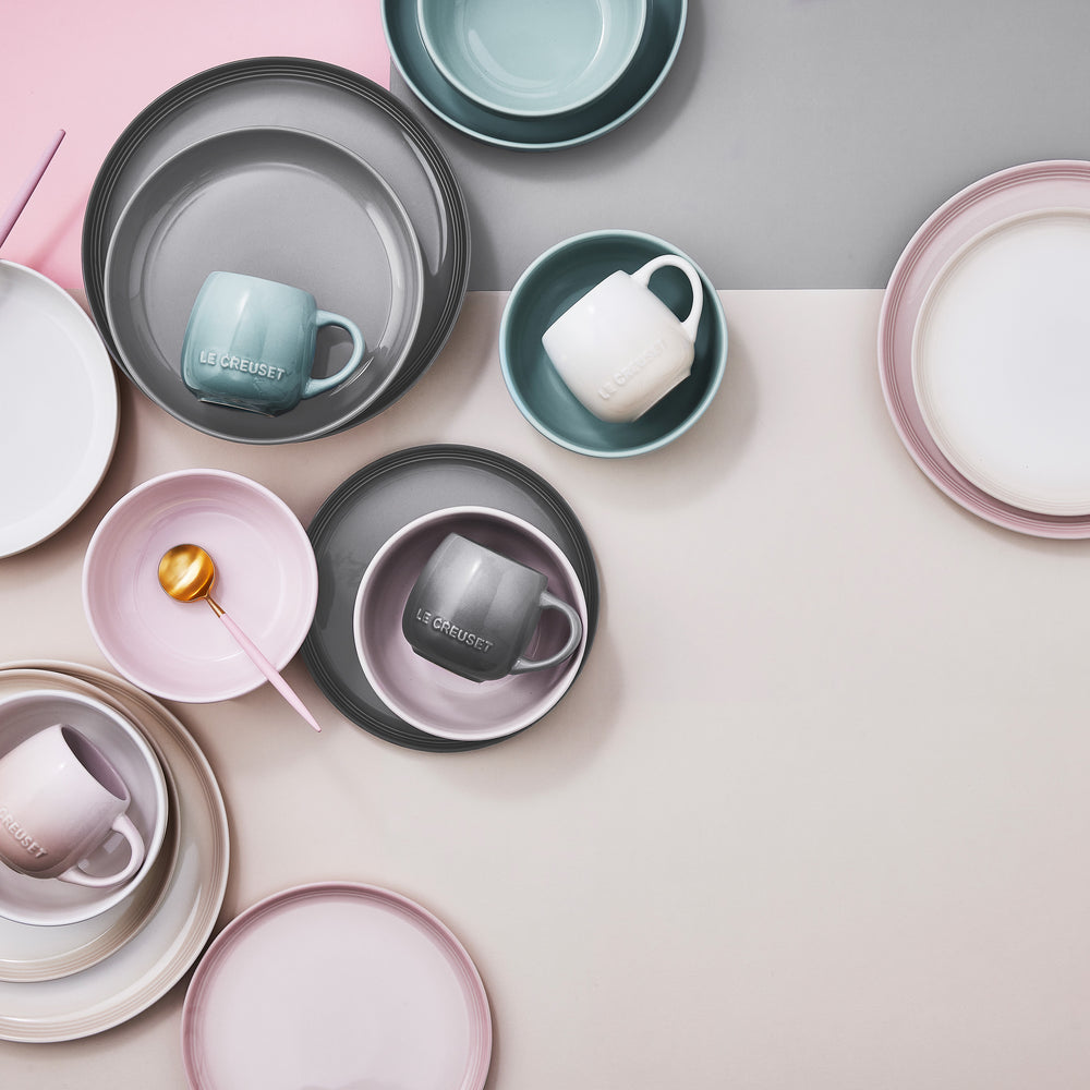 Le Creuset Assiette Petit Déjeuner Coupe - Coquillage Rose - ø 22 cm