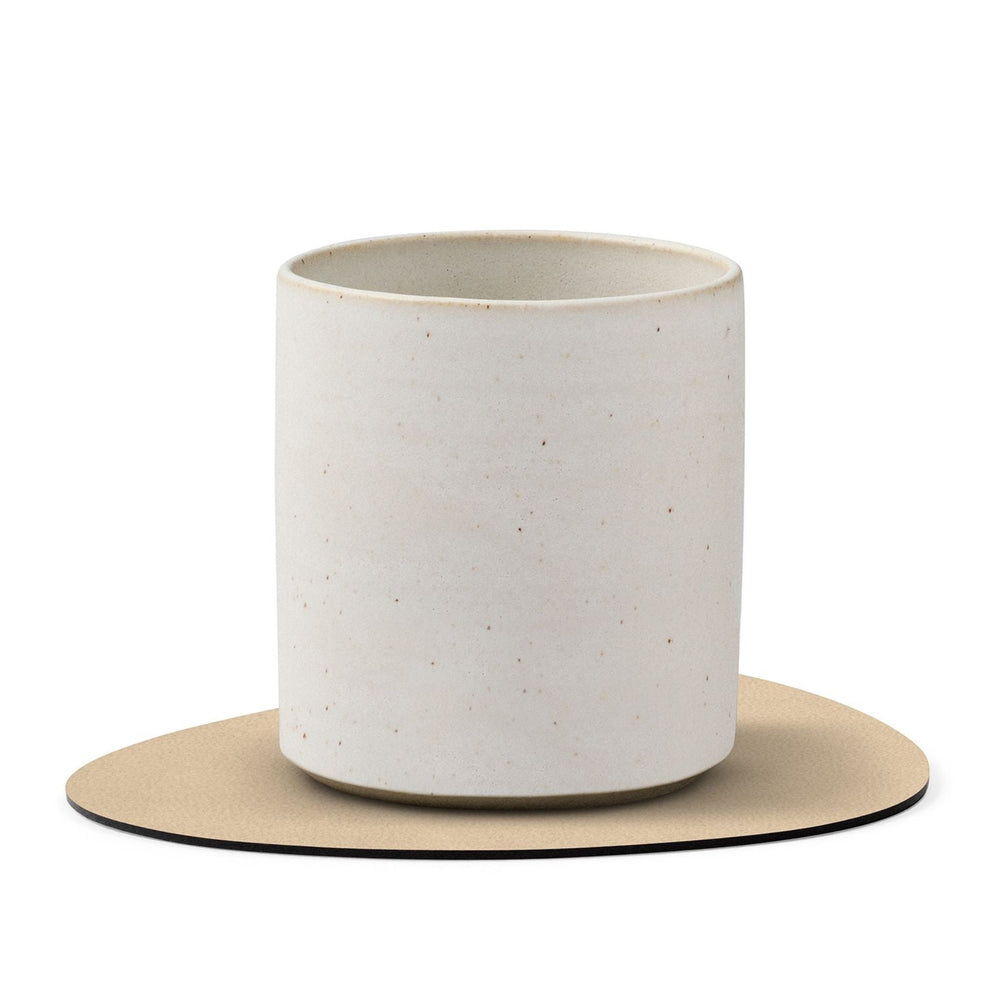 LIND DNA Onderzetters Nupo - Leer - Brown / Sand - dubbelzijdig - 13 x 11 cm - 4 Stuks