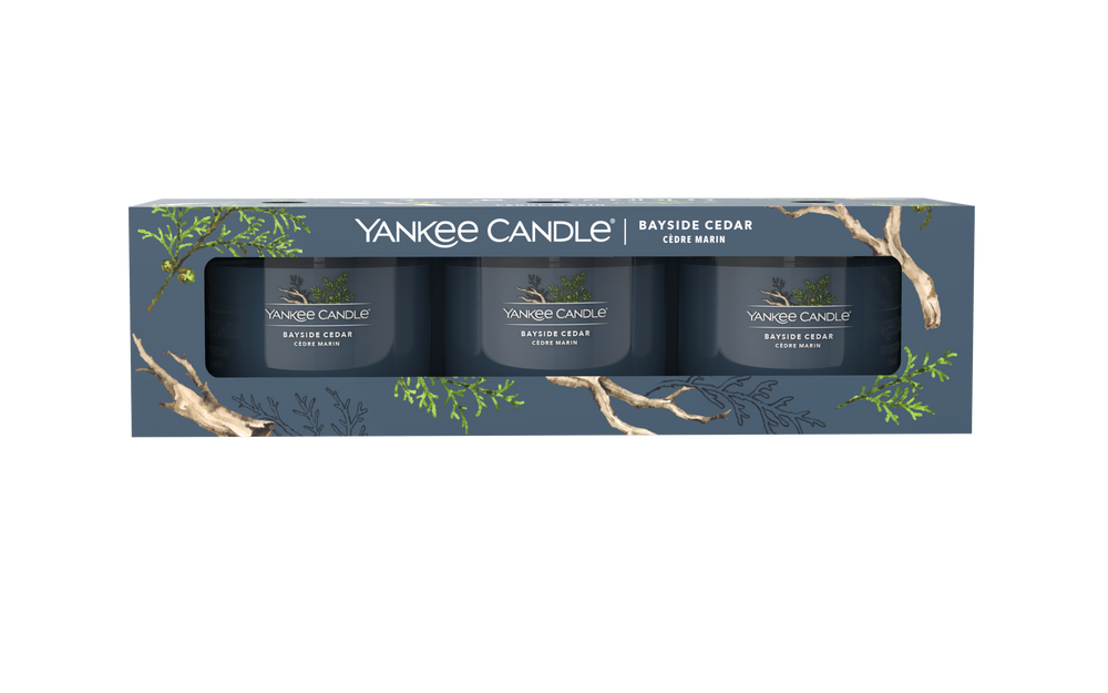 Yankee Candle Giftset Bayside Cedar - 3 Stuks