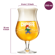 La Chouffe Bierglazen 250 ml - 2 stuks