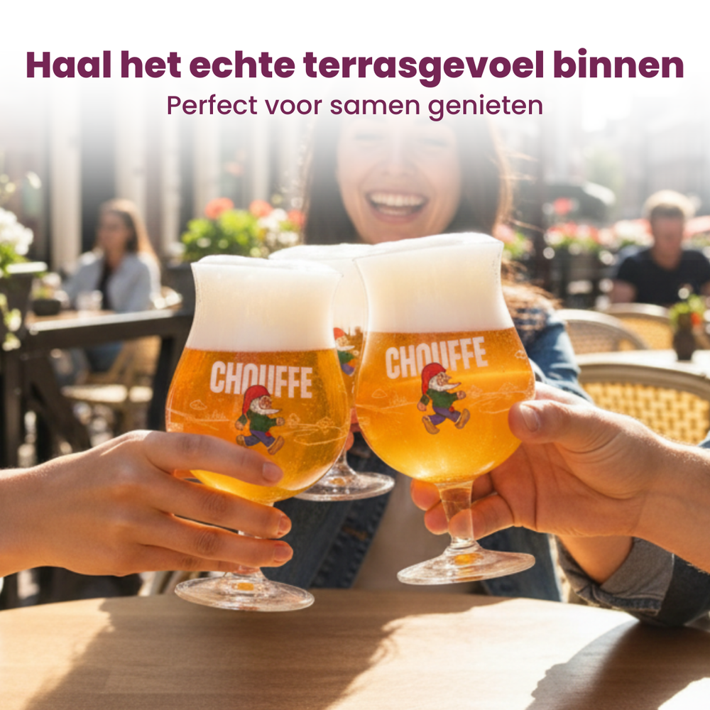 Bierglazen cadeau set - 3 stuks
