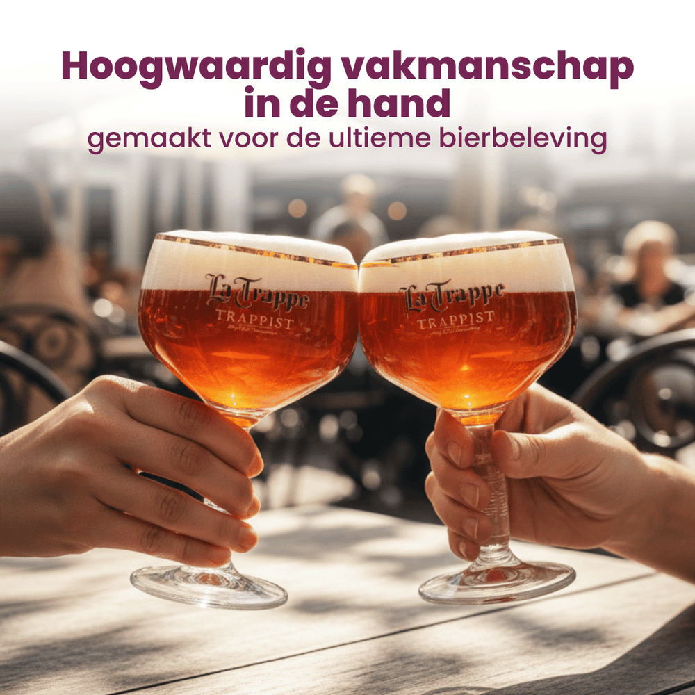 La Trappe Bierglazen Bokaal 250 ml - 2 stuks