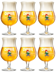 La Chouffe Bierglazen - 330 ml - 6 stuks