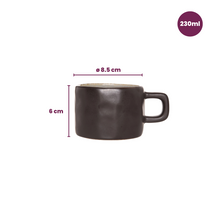 Cosy & Trendy Koffiekopjes Laguna Blue Grey 230 ml - 4 Stuks