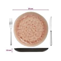 Cosy & Trendy Dinerborden Laguna Old Rose ø 27 cm - 4 Stuks