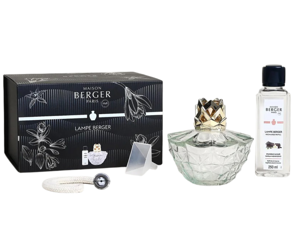 Maison Berger Giftset - Geurbrander Splendeur Vanillée / Vanilla Magnificence - Transparant - 250 ml